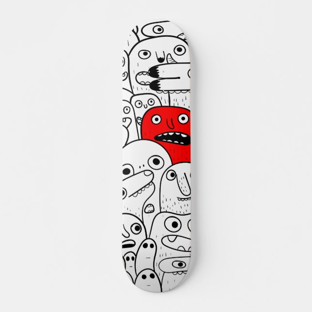 Doodle Monsters Skateboard (Front)