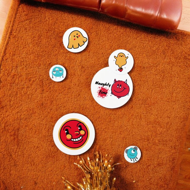Doodle Monsters Table Confetti (ghost scary monsters party confetti,kids birthday party,baby shower,graduation,night party confetti)