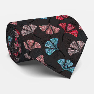 Doodle Multicolor beautiful floral pattern Tie