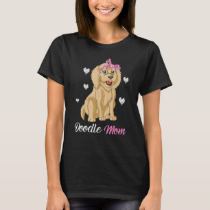Doodle Mum Funny And Cute Goldendoodle For Mum Mot T-Shirt