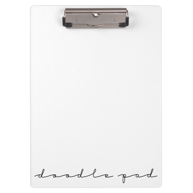 Doodle Pad Clipboard (Front)