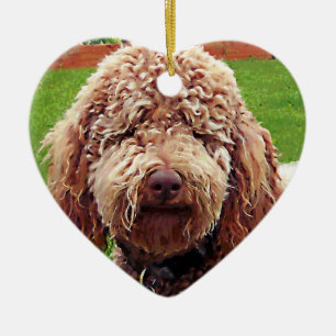 Doodle Painting Heart Ornament