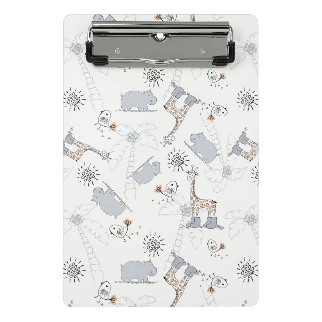 doodle pattern 2 mini clipboard (Front)