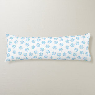 Doodle Paws, Dog Paws, Baby Blue Paws Body Cushion