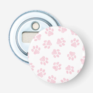 Doodle Paws, Dog Paws, Baby Pink Paws Bottle Opener