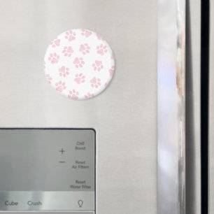 Doodle Paws, Dog Paws, Baby Pink Paws Magnet