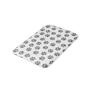 Doodle Paws, Dog Paws, Black Paws Bath Mat
