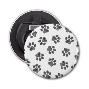 Doodle Paws, Dog Paws, Black Paws Bottle Opener