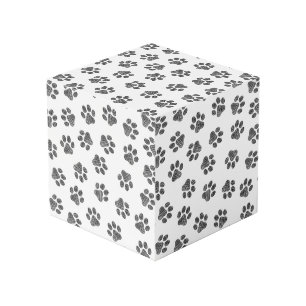 Doodle Paws, Dog Paws, Black Paws Cube
