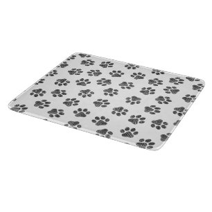 Doodle Paws, Dog Paws, Black Paws Cutting Board