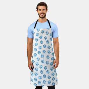 Doodle Paws, Dog Paws, Blue Paws Apron