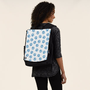 Doodle Paws, Dog Paws, Blue Paws Backpack
