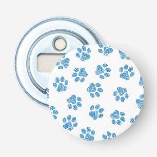 Doodle Paws, Dog Paws, Blue Paws Bottle Opener