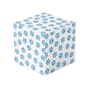 Doodle Paws, Dog Paws, Blue Paws Cube