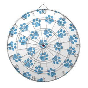 Doodle Paws, Dog Paws, Blue Paws Dartboard