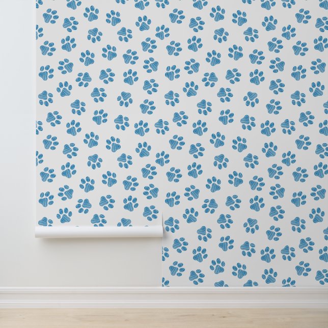 Doodle Paws, Dog Paws, Blue Paws Wallpaper (Application)
