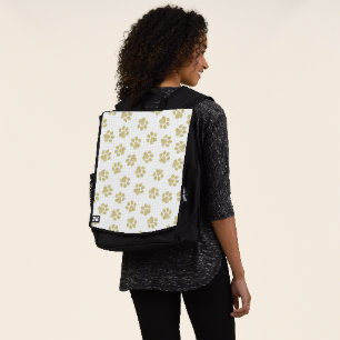 Doodle Paws, Dog Paws, Gold Paws Backpack