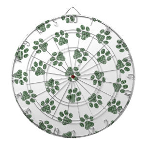 Doodle Paws, Dog Paws, Green Paws Dartboard