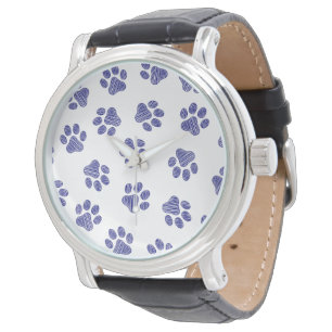 Doodle Paws, Dog Paws, Navy Blue Paws Watch