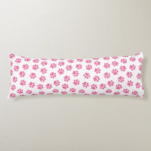 Doodle Paws, Dog Paws, Pink Paws Body Cushion