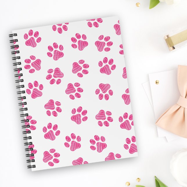 Doodle Paws, Dog Paws, Pink Paws Notebook (Creator Uploaded)
