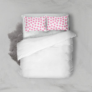 Doodle Paws, Dog Paws, Pink Paws Pillowcase