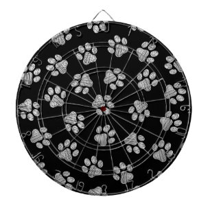 Doodle Paws, Dog Paws, White Paws Dartboard