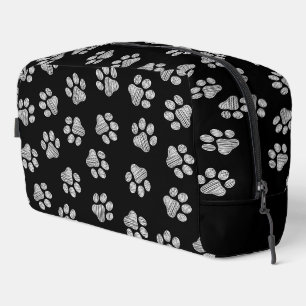 Doodle Paws, Dog Paws, White Paws Dopp Kit
