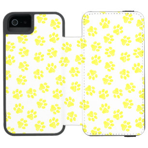 Doodle Paws, Dog Paws, Yellow Paws Incipio Watson™ iPhone 5 Wallet Case
