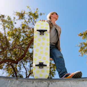 Doodle Paws, Dog Paws, Yellow Paws Skateboard