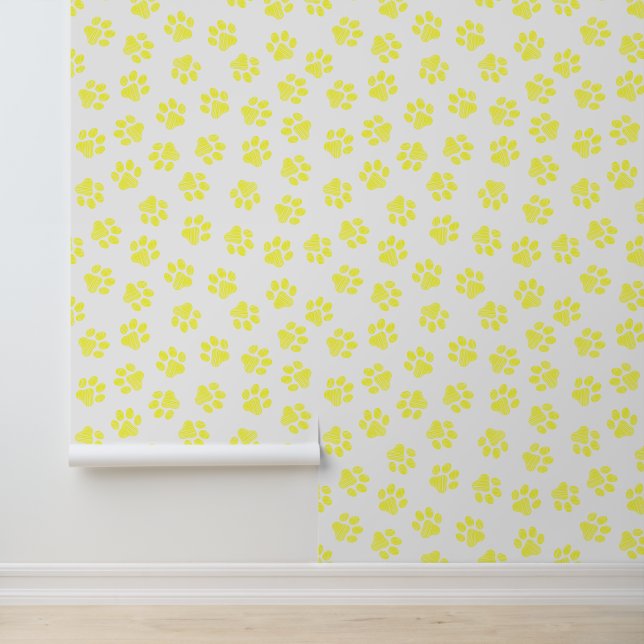 Doodle Paws, Dog Paws, Yellow Paws Wallpaper (Application)