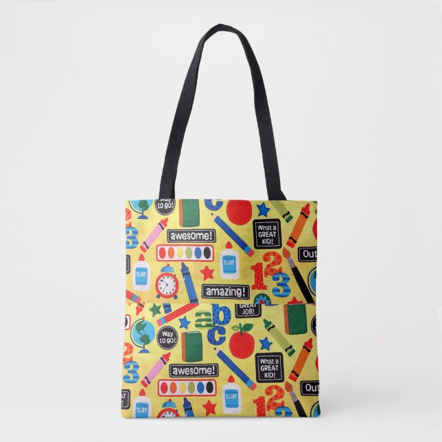 Doodle Preschool Art Teacher Good End of Year Teac Tote Bag (Front)