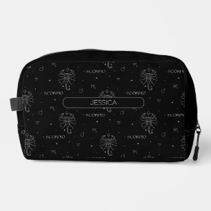Doodle Scorpio Zodiac Sign Dopp Kit