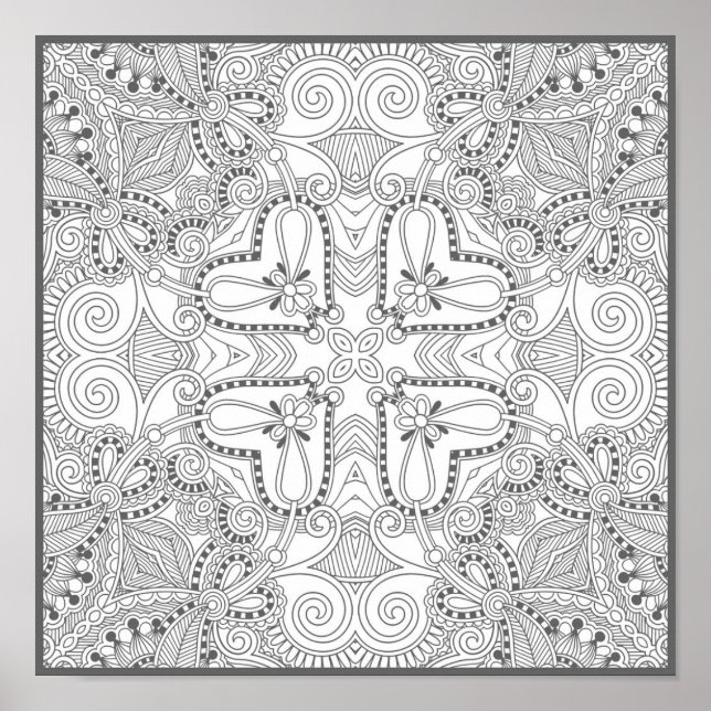 Doodle Square 2 Poster (Front)