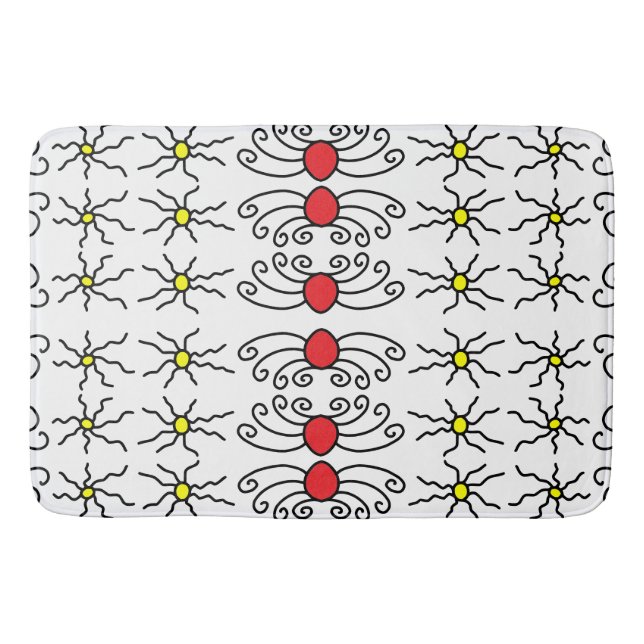 Doodle Sun Bath Mat (Front)
