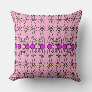 Doodle Sun pink Cushion