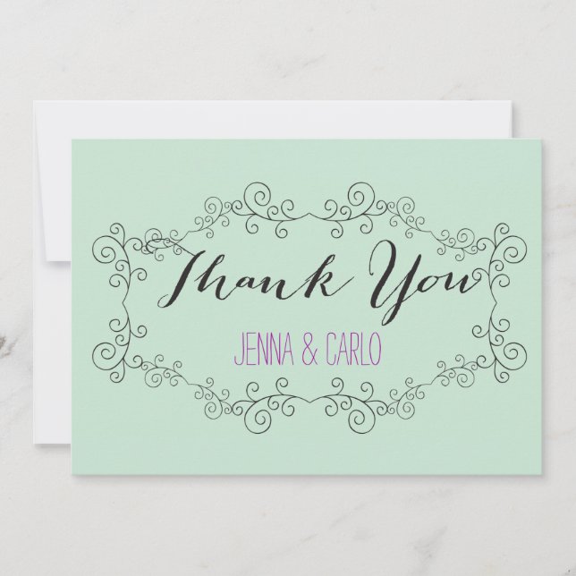 doodle swirl thank you (Front)
