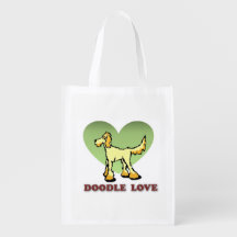 Doodle Themed Reusable Bag