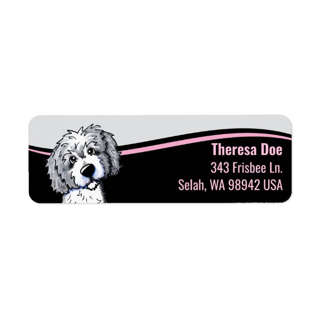 Doodle Wave Address Label Return Address Label (Front)