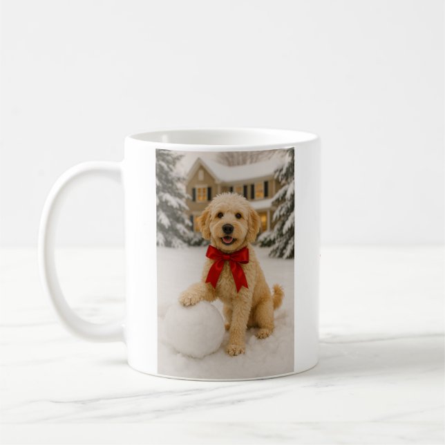 Doodle Winter Coffee Mug (Left)