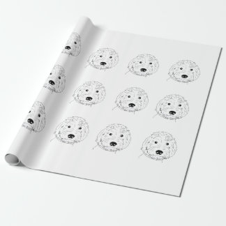 Doodle wrapping paper