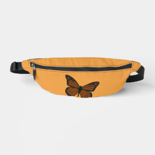 Doodled Monarch Bum Bags