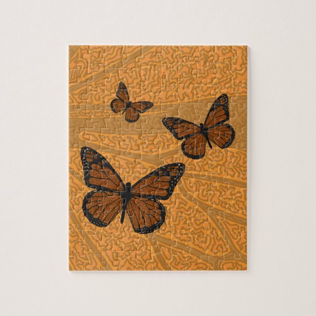 Doodled Monarch Puzzle (Vertical)