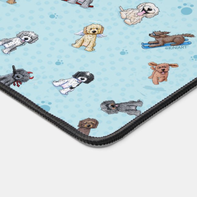 DoodleMoji Art Desk Mat (Corner)