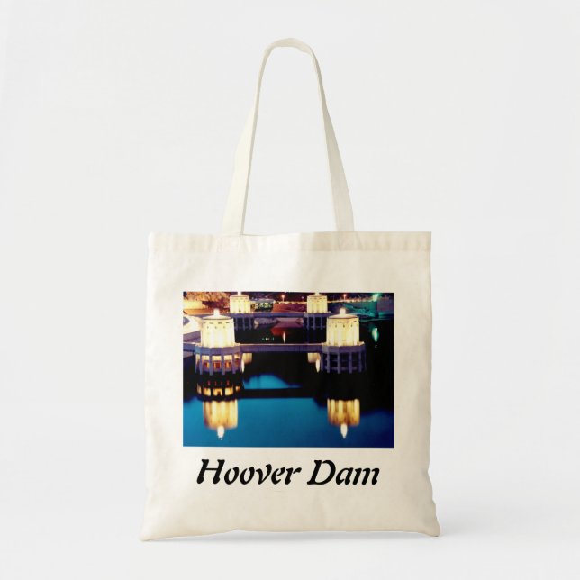 doodles 746, Hoover Dam Tote Bag (Front)