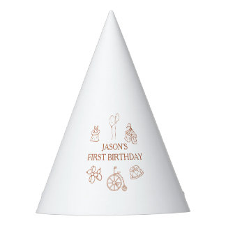 Doodles Circus First Birthday Party Hat