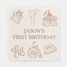 Doodles Circus First Birthday Party