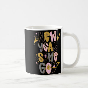 Doodles Happy New Year Same God 2026 Christian Cel Coffee Mug
