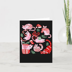 Doodles Merry Catmas Christmas Funny Cat Lover Xma Card