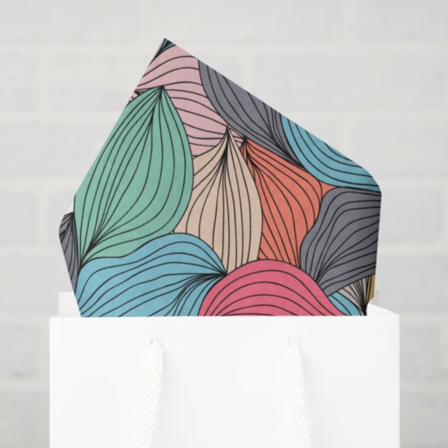 Doodles Of Colourful Yarn  Tissue Paper (Gift Bag)
